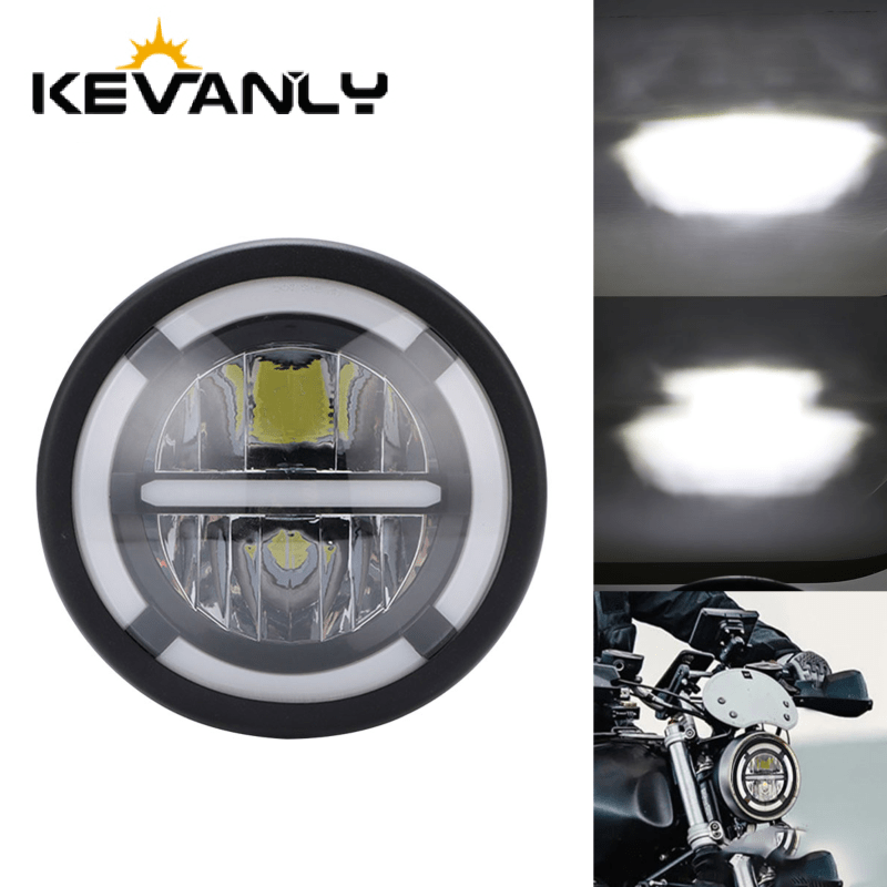 Universal Motorcycle Led Headlight Projector - 7 Inch Led Car Motorcycle Headlight
