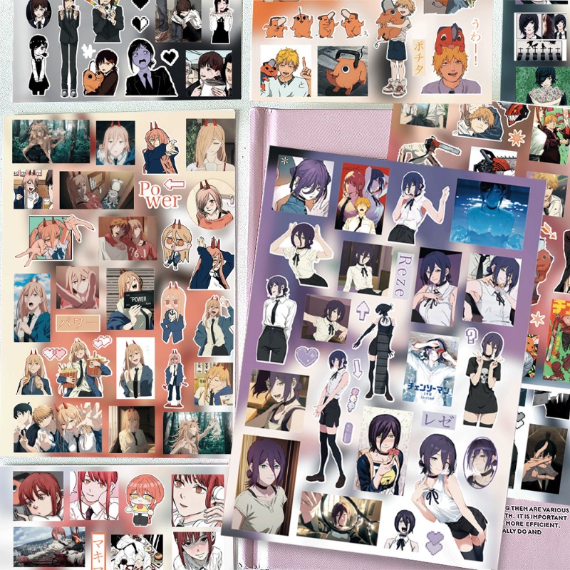 Chainsaw Man 8pcs Sticker High - Atv Parts review and price