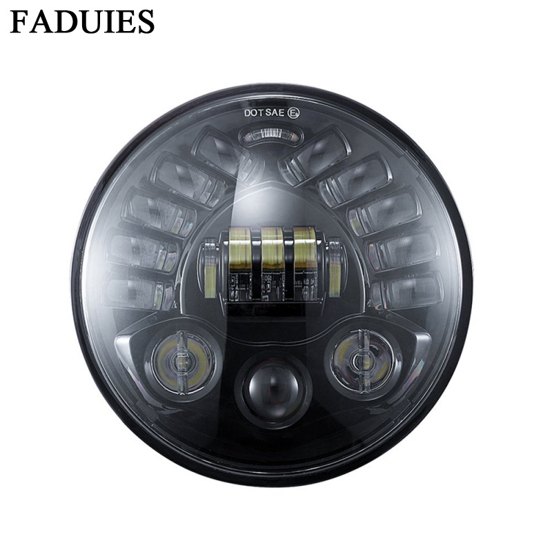 7inch Adaptive Round Motorcycl - Universal Motorcycle Led Headlight Projector review and price